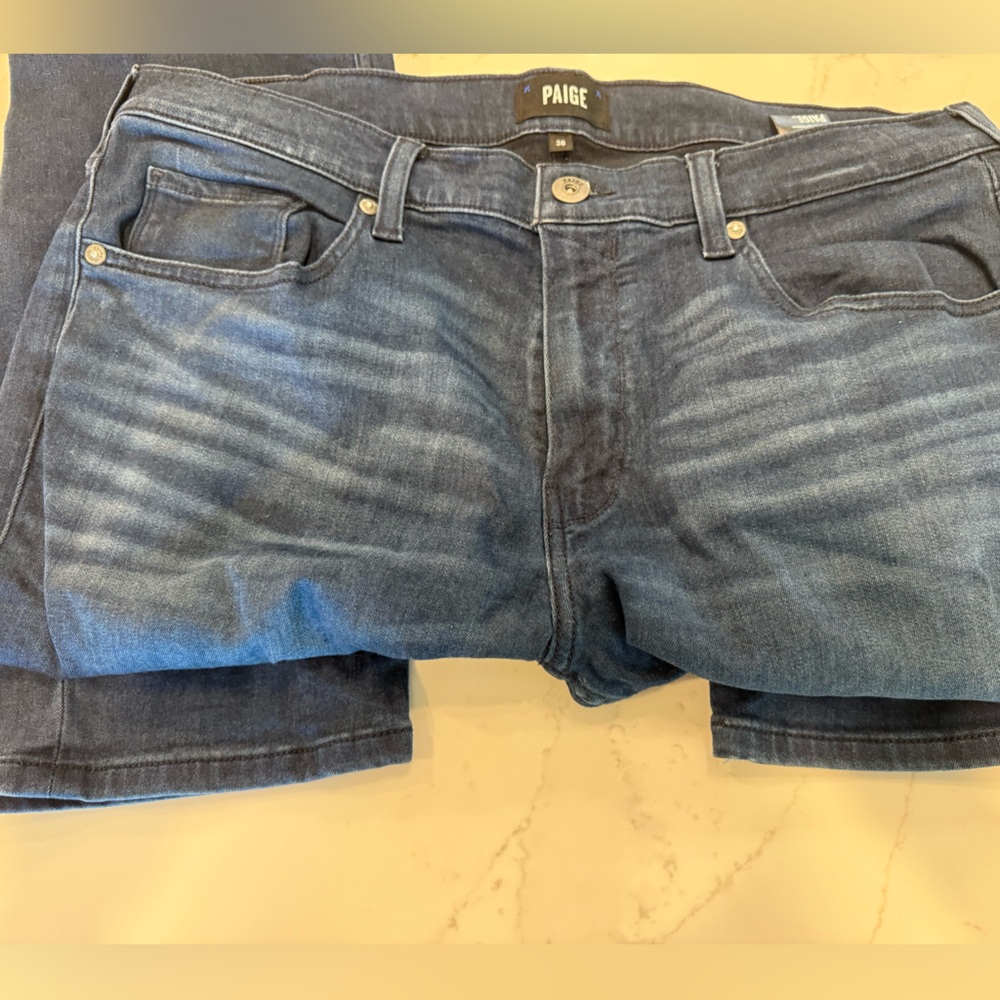 Men’s Paige Dark Blue Federal Slim Straight size 36